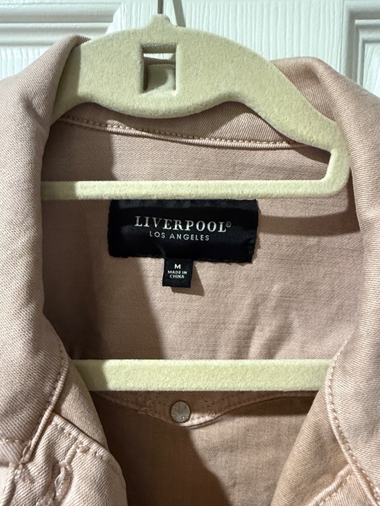 Liverpool Blush Pink Jean Jacket - Picture 2 of 4